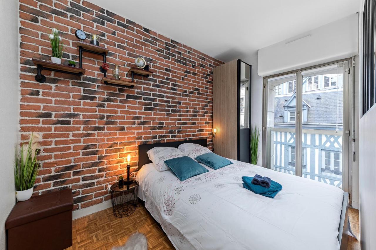 Vicomte/Cosy-Hypercentreville-Rouen/Netflix-Wifi/ エクステリア 写真