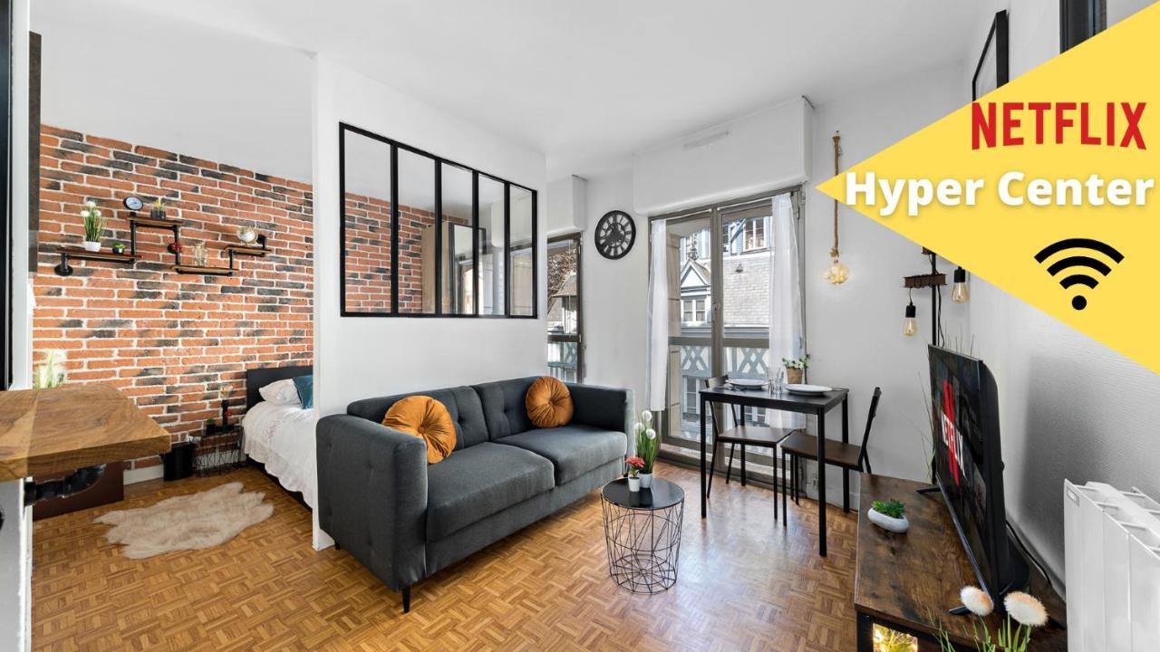 Vicomte/Cosy-Hypercentreville-Rouen/Netflix-Wifi/ エクステリア 写真